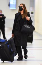 IRINA SHAYK at JFK Airport in New York 09/07/2021