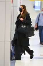 IRINA SHAYK at JFK Airport in New York 09/07/2021