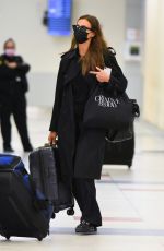 IRINA SHAYK at JFK Airport in New York 09/07/2021