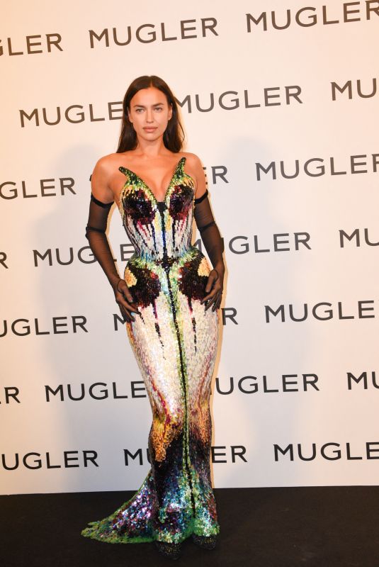 IRINA SHAYK at Thierry Mugler: Couturissime Exhibition Opening Ceremony at Museum of Fine Arts in Paris 09/28/2021