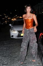 IRINA SHAYK Leaves Bvlgari x B.Zero1 Party in New York 09/08/2021