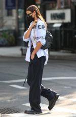 IRINA SHAYK Out and About in New York 09/13/2021