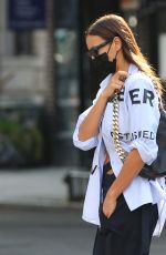 IRINA SHAYK Out and About in New York 09/13/2021