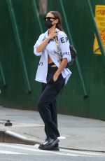 IRINA SHAYK Out and About in New York 09/13/2021