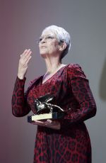 JAMIE LEE CURTIS at Lifetime Achievement Award Ceremony at 78th Venice Film Festival 09/08/2021