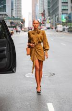 JASMINE TOOKE Arrives at Revolve Event at New York Fashion Week 09/09/2021