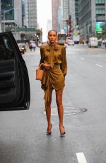 JASMINE TOOKE Arrives at Revolve Event at New York Fashion Week 09/09/2021