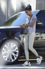 JASMINE TOOKES Arrives at Dogpound Gym in West Hollywood 09/21/2021