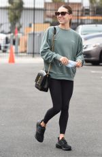 JENNA JOHNSON Arrives at Dancing with the Stars Rehearsals in Los Angeles 09/01/2021