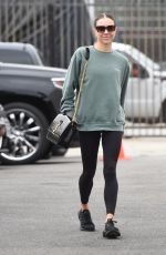 JENNA JOHNSON Arrives at Dancing with the Stars Rehearsals in Los Angeles 09/01/2021