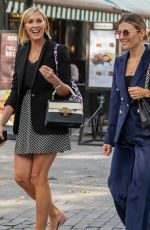 JENNI FALCONER and ZOE HARDMAN Leaves Global Radio in London 09/03/2021
