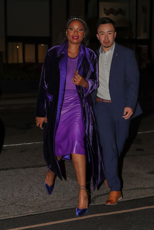 JENNIFER HUDSON Leaves Tom Ford Fashion Show in New York 09/12/2021