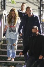 JENNIFER LOPEZ and Ben Affleck Leaves Global Citizen Live in New York 09/25/2021