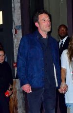 JENNIFER LOPEZ and Ben Affleck Out for Dinner after Her Global Citizen Performance 09/25/2021