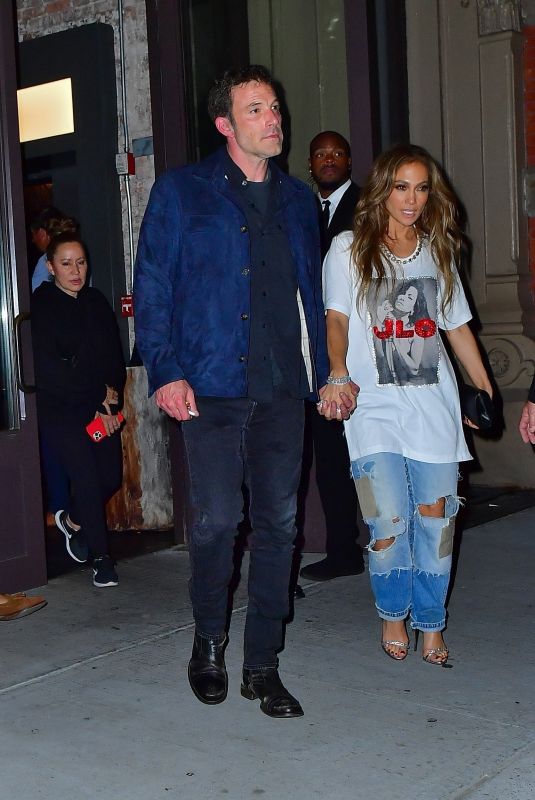 JENNIFER LOPEZ and Ben Affleck Out for Dinner after Her Global Citizen Performance 09/25/2021