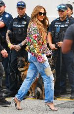 JENNIFER LOPEZ Arrives at 2021 Global Citizen Live Festival in New York 09/25/2021
