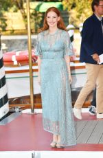 JESSICA CHASTAIN Arrives at 2021 Venice International Film Festival 09/02/2021