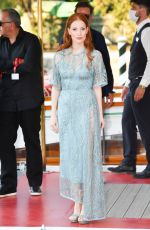 JESSICA CHASTAIN Arrives at 2021 Venice International Film Festival 09/02/2021
