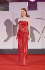 JESSICA CHASTAIN at Competencia Oficial Premiere at 2021 Venice Film Festival 09/04/2021