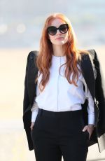JESSICA CHASTAIN at The Eyes of Tammy Faye Photocall in San Sebastian 09/24/2021