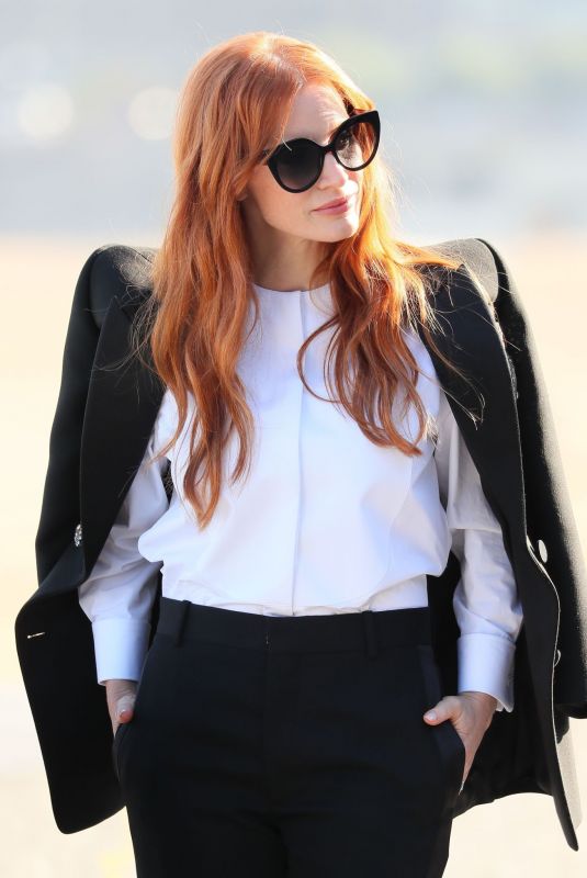 JESSICA CHASTAIN at The Eyes of Tammy Faye Photocall in San Sebastian 09/24/2021