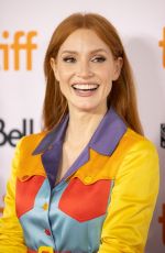 JESSICA CHASTAIN at TIFF Tribute Awards Press Conference in Toronto 09/11/2021