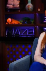 JESSICA CHASTAIN at Watch What Happens Live with Andy Cohen, Season 18 09/15/2021