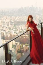 JESSICA CHASTAIN for Dujour.com, August 2021
