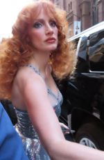 JESSICA CHASTAIN Heading to Forgiven Premiere in New York 09/14/2021