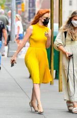 JESSICA CHASTAIN Out and About in New York 09/16/2021