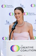 JESSICA STROUP at 7th Annual Television Humanitarian Awards in Los Angeles 09/18/2021