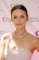 JESSICA STROUP at 7th Annual Television Humanitarian Awards in Los Angeles 09/18/2021