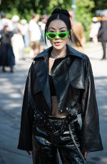 JESSICA WANG Arrives at Michael Kors SS 22 Fashion Shoe at NYFW in New York 09/10/2021