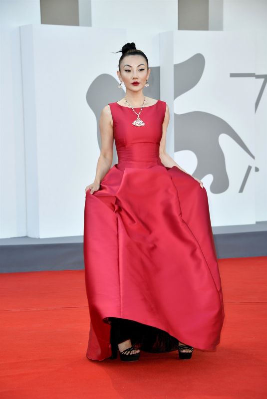 JESSICA WANG at Illusions Perdues Screening at 2021 Venice International Film Festival 09/05/2021