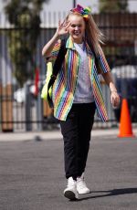 JOJO SIWA Arrives at Dancing with the Stars Rehersal in Los Angeles 09/22/2021
