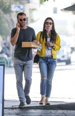 JORDANA BREWSTER and Mason Morfit Out in Hollywood 09/15/2021