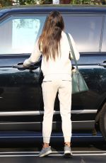 JORDANA BREWSTER at Caffe Luxxe in Brentwood 09/29/2021