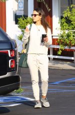 JORDANA BREWSTER at Caffe Luxxe in Brentwood 09/29/2021