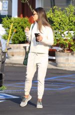 JORDANA BREWSTER at Caffe Luxxe in Brentwood 09/29/2021