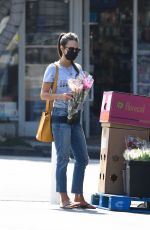 JORDANA BREWSTER Out to Buy Flowers in Brentwood 09/08/2021