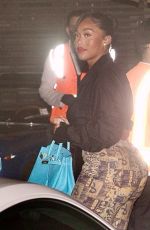 JORDYN WOODS Out for Dinner at Nobu in Malibu 09/06/2021