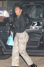 JORDYN WOODS Out for Dinner at Nobu in Malibu 09/06/2021