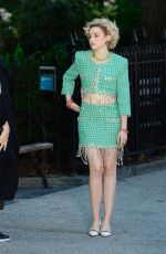 JULIA GARNER on the Set of Inventing Anna in New York 09/26/2021
