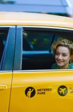 JULIA GARNER on the Set of Inventing Anna in New York 09/26/2021
