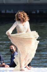 JULIA ROBERTS on the Set of Lancome Commercial in Paris 09/17/2021