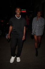 JUSTINE SKYE and Giveon at Carbone in New York 09/14/2021