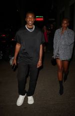 JUSTINE SKYE and Giveon at Carbone in New York 09/14/2021