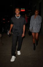JUSTINE SKYE and Giveon at Carbone in New York 09/14/2021