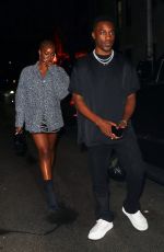 JUSTINE SKYE and Giveon at Carbone in New York 09/14/2021