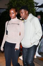 JUSTINE SKYE and Giveon at Giorgio Baldi in Santa Monica 09/03/2021